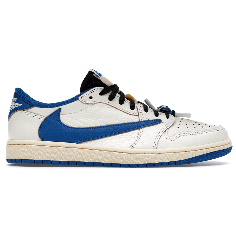 Jordan 1 Retro Low OG SP Fragment x Travis Scott Sail Military Blue