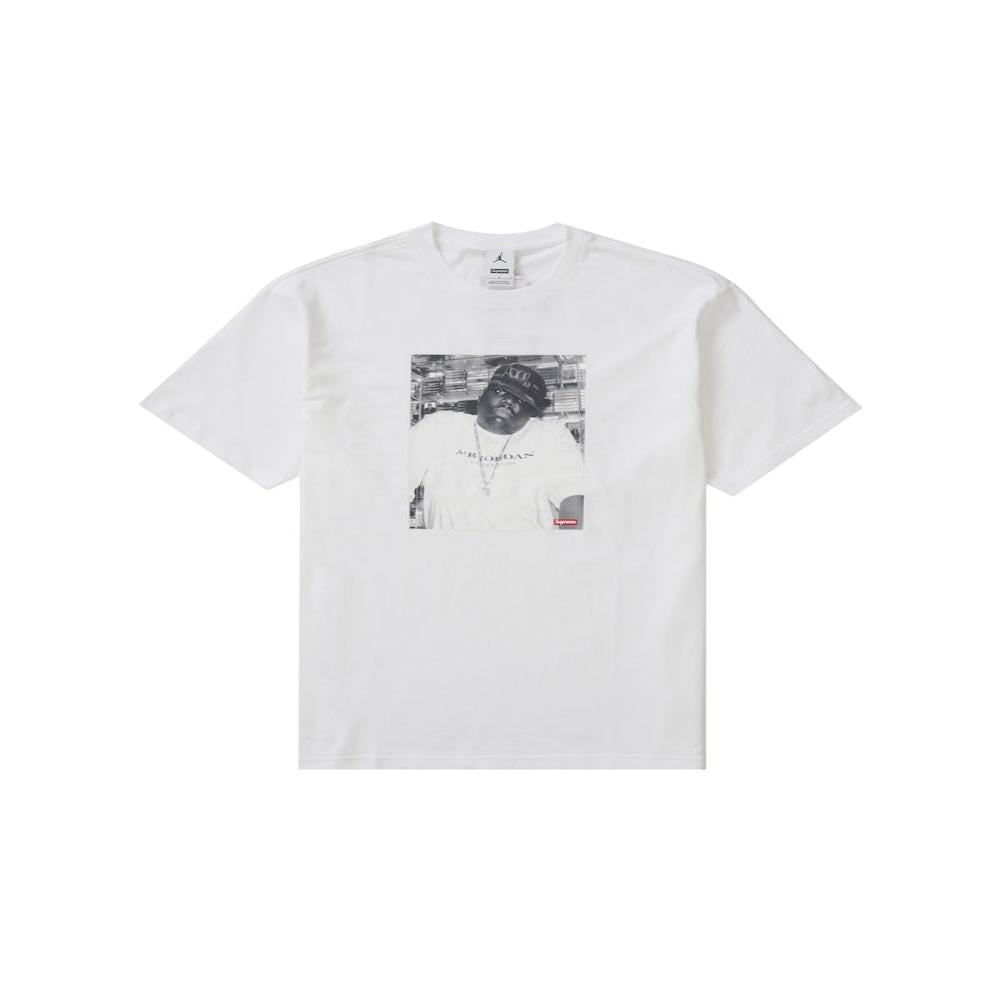 Supreme Jordan Biggie S S Top White Collage